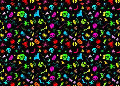 Halloween Colorful Pattern