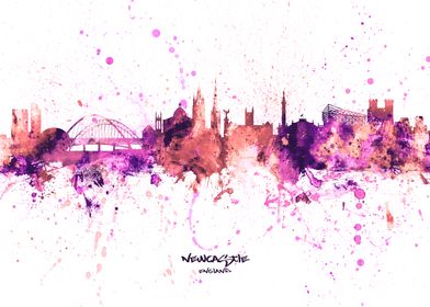 Newcastle England Skyline