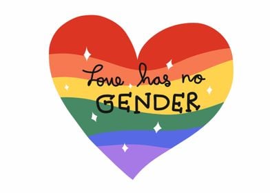 Love has no gender LGBT