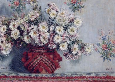 Vase of Chrysanthemums 18