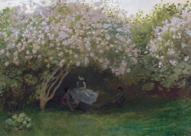 Lilacs Grey Weather 1872