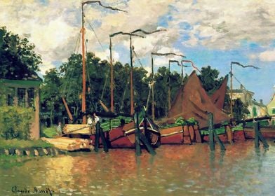 Boats at Zaandam 1871