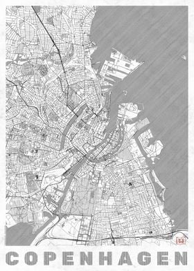 Copenhagen Map Line