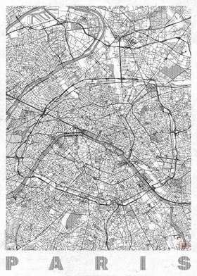 Paris Map Line