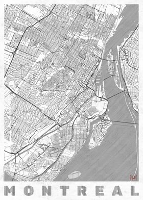 Montreal Map Line