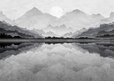 Mountains and Reflections