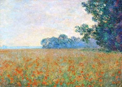 Oat and Poppy Field 1890