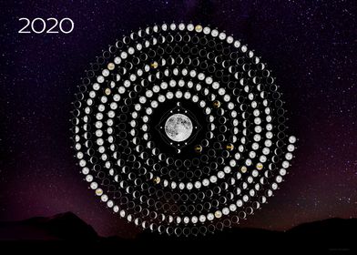 Lunar circular calendar 20