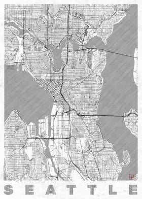 Seattle Map Line