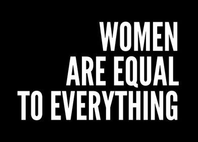 Women are Equal