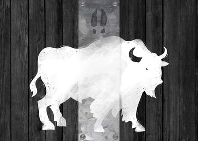 Ghost Buffalo spirit totem