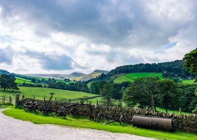 An old farm in the hills