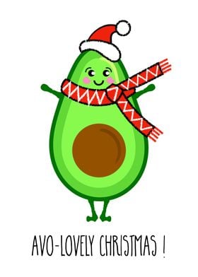 Avocado Christmas Greeting