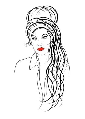 Amy Winehouse Portrait