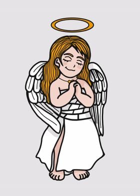 Angel prayer for Christmas