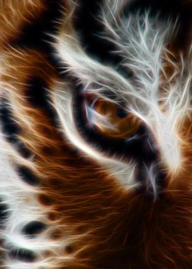 abstract tiger