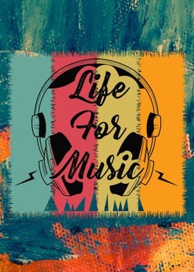 Life For Music Vinatge