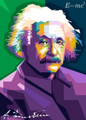 Albert Einstein on Pop Art