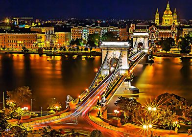 Chain Bridge in Budapest