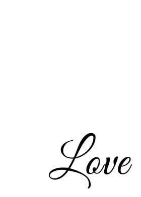 Minimalistic love