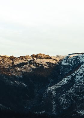 Snowy mountain