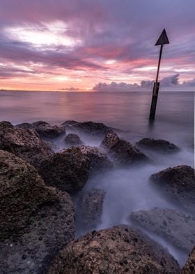 Sunrise on the rocks