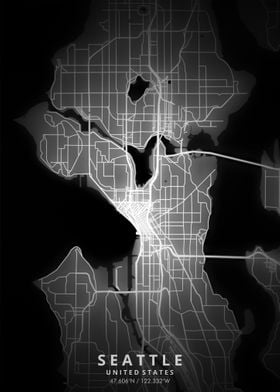 Seattle Map Posters