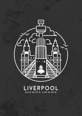 Liverpool Line Art