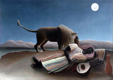 Rousseau Sleeping Gypsy