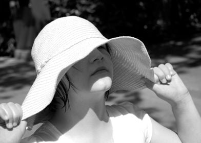 Girl in hat