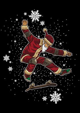 Santa Claus Skateboard