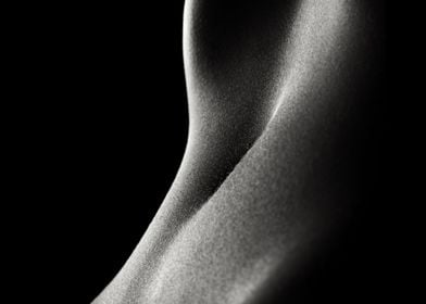 Bodyscape womans stomach 