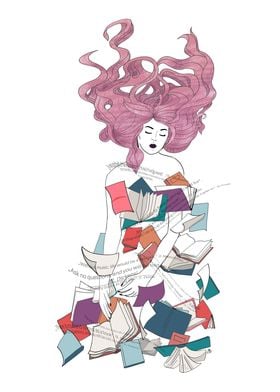 Book Lover Art