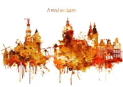 Amsterdam Skyline