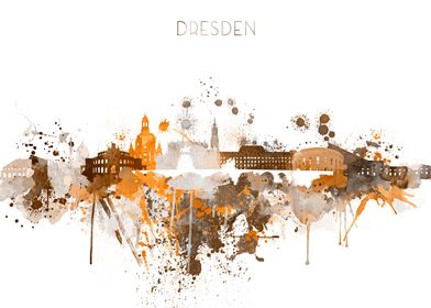 Dresden Germany Skyline