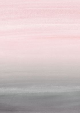 Blush Gray Watercolor