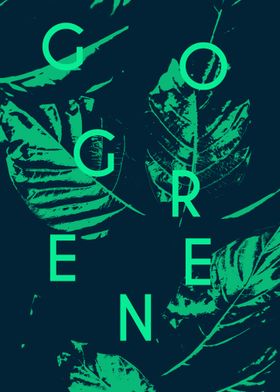 Go Green Poster By Sani Art Displate