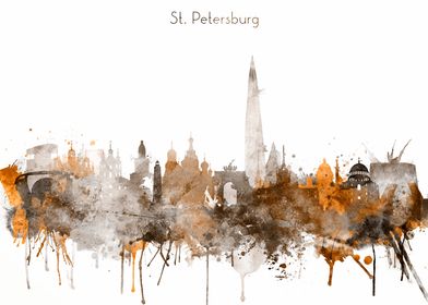 Saint Petersburg Skyline