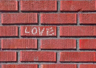 Love on a Red Brick Wall