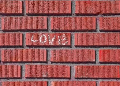 Love on a Red Brick Wall