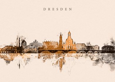 Dresden Germany Skyline