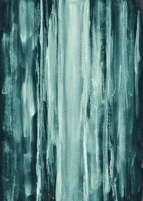 Teal Watercolor Dream 1 