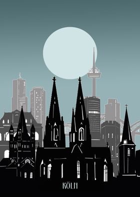 cologne city minimal