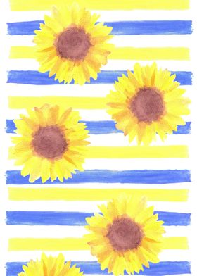 Sunflowers or Helianthus 