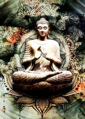 Flower Buddha 