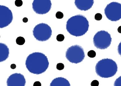 blue black dots