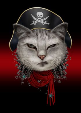 PORTRAIT OF A PIRATE CAT