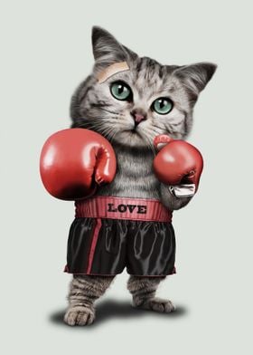 BOXING CAT