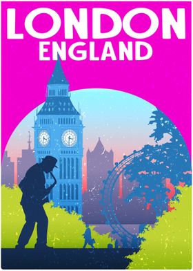 London Travel Poster