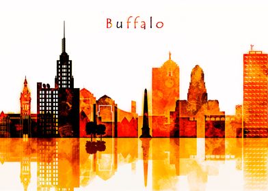 Buffalo City Skyline